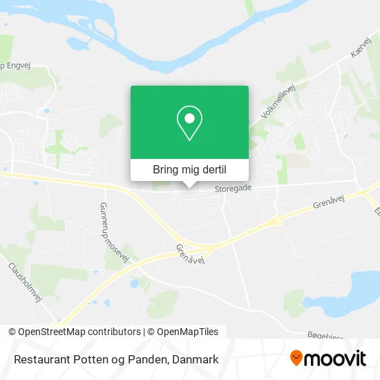 Restaurant Potten og Panden kort