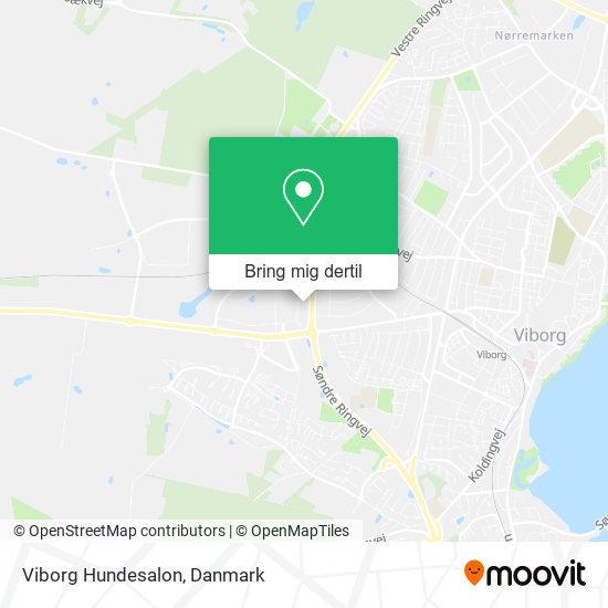 Viborg Hundesalon kort