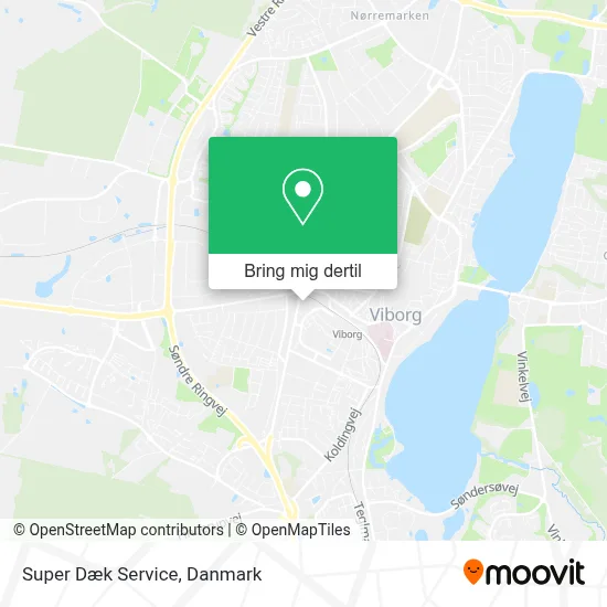 Super Dæk Service kort