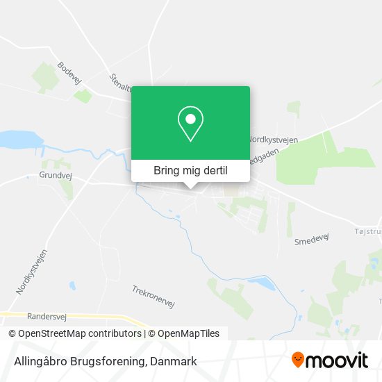 Allingåbro Brugsforening kort