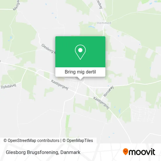 Glesborg Brugsforening kort