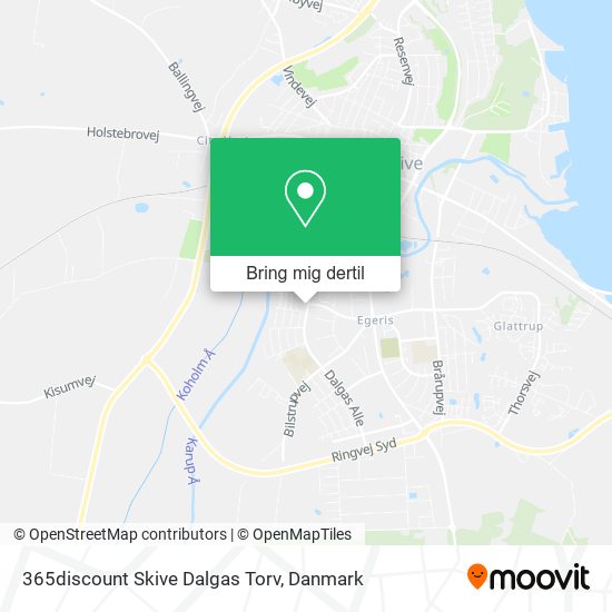 365discount Skive Dalgas Torv kort