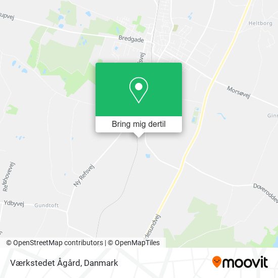 Værkstedet Ågård kort