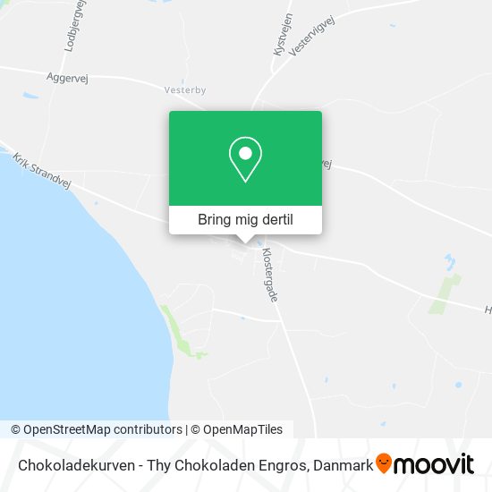 Chokoladekurven - Thy Chokoladen Engros kort
