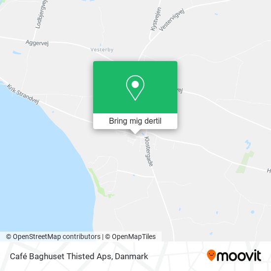 Café Baghuset Thisted Aps kort