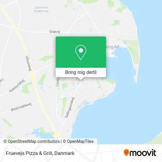 Fruevejs Pizza & Grill kort