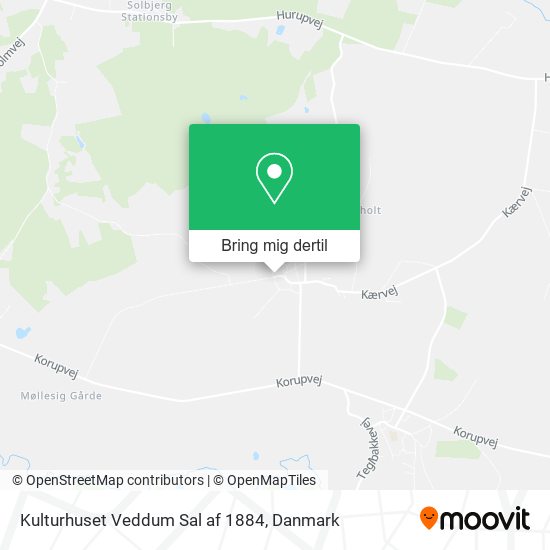 Kulturhuset Veddum Sal af 1884 kort