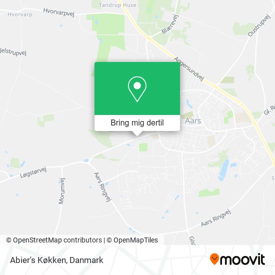 Abier's Køkken kort
