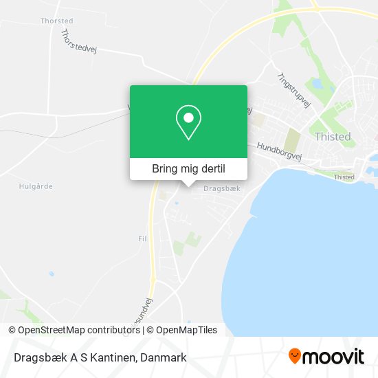 Dragsbæk A S Kantinen kort