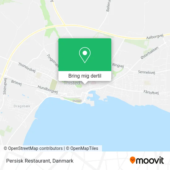 Persisk Restaurant kort