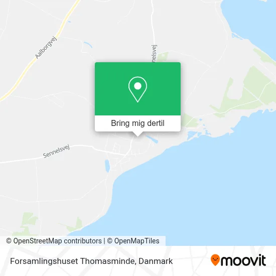 Forsamlingshuset Thomasminde kort