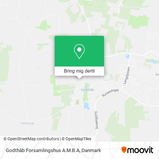 Godthåb Forsamlingshus A.M.B.A kort