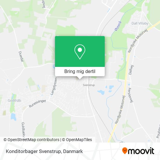 Konditorbager Svenstrup kort