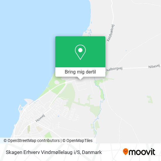 Skagen Erhverv Vindmøllelaug i / S kort