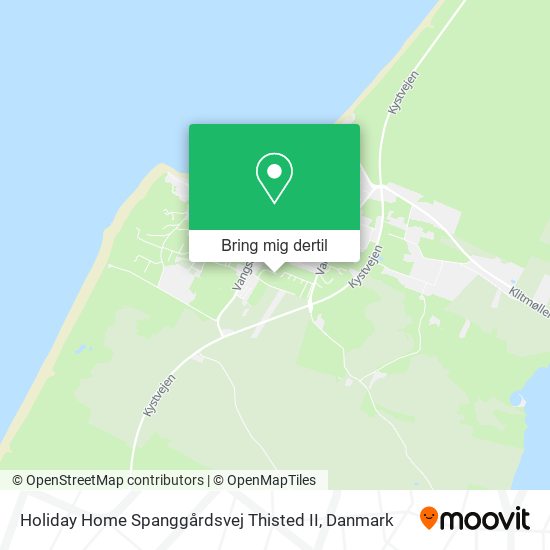 Holiday Home Spanggårdsvej Thisted II kort
