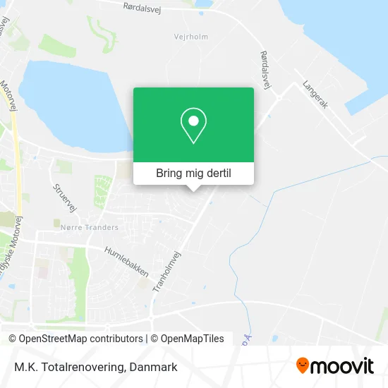 M.K. Totalrenovering kort