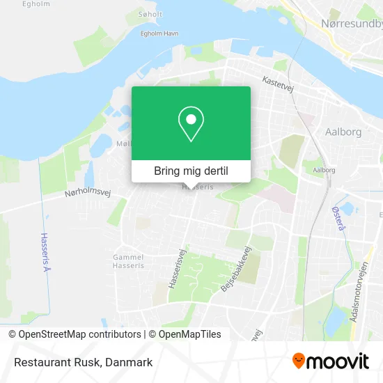 Restaurant Rusk kort