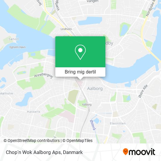 Chop'n Wok Aalborg Aps kort