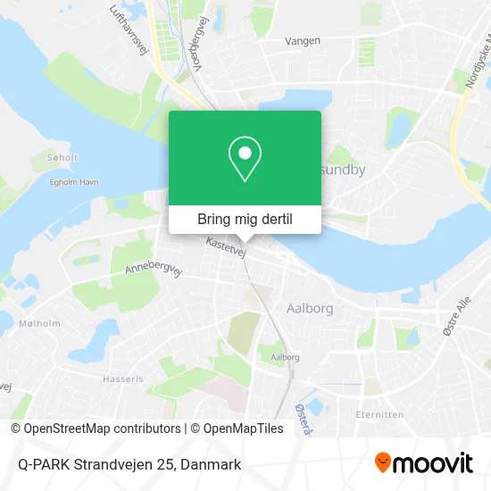 Q-PARK Strandvejen 25 kort