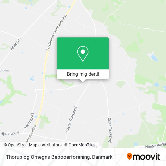 Thorup og Omegns Bebooerforening kort