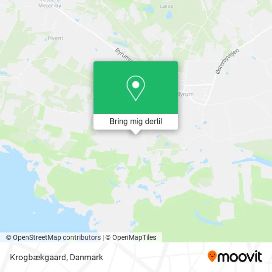 Krogbækgaard kort