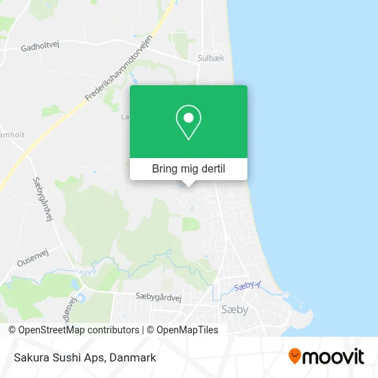 Sakura Sushi Aps kort