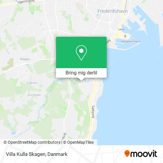 Villa Kulla Skagen kort