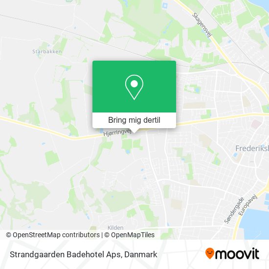 Strandgaarden Badehotel Aps kort
