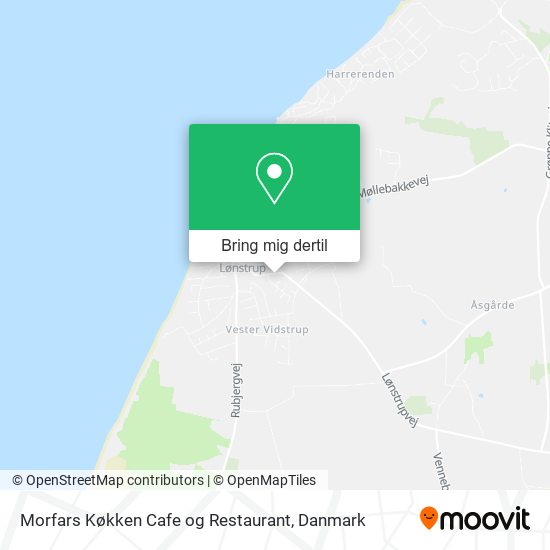 Morfars Køkken Cafe og Restaurant kort