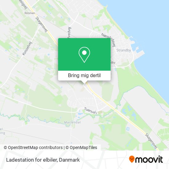 Ladestation for elbiler kort