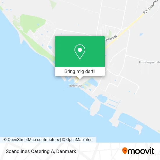 Scandlines Catering A kort