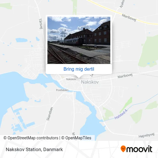 Nakskov Station kort
