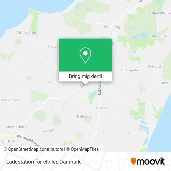 Ladestation for elbiler kort