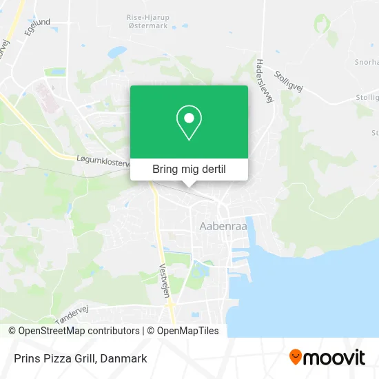Prins Pizza Grill kort