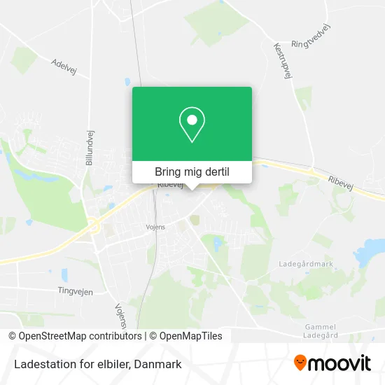 Ladestation for elbiler kort