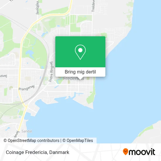 Coinage Fredericia kort