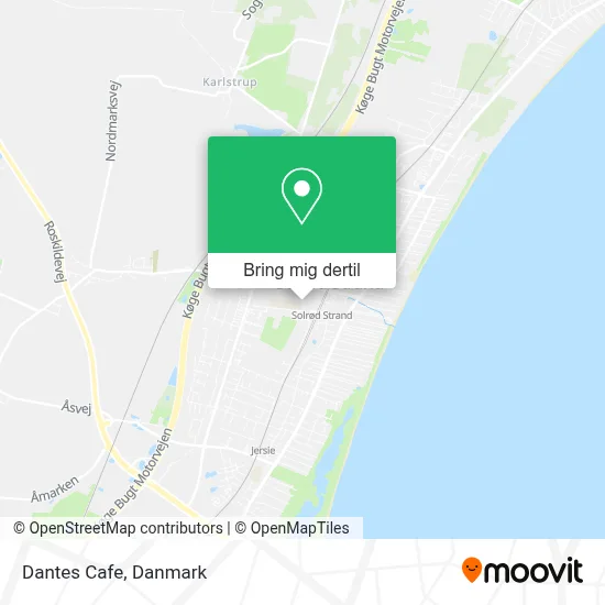 Dantes Cafe kort