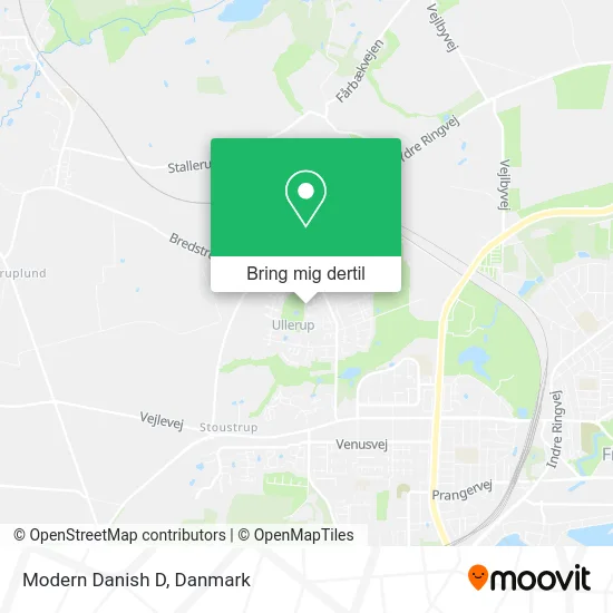 Modern Danish D kort