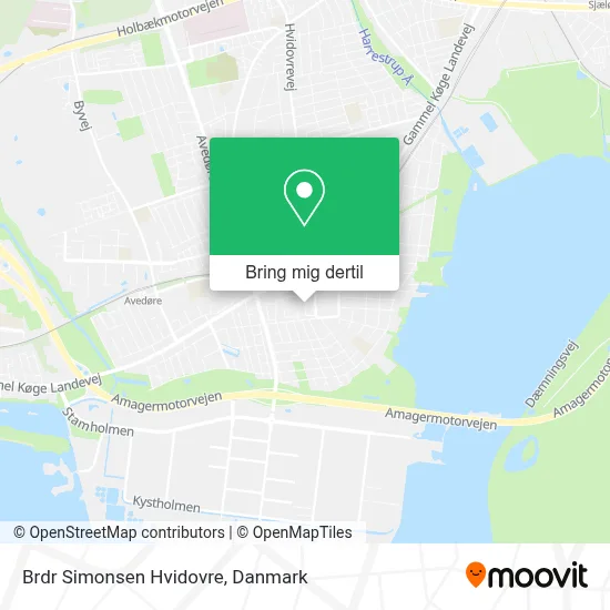 Brdr Simonsen Hvidovre kort
