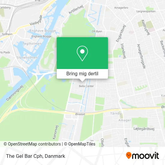 The Gel Bar Cph kort