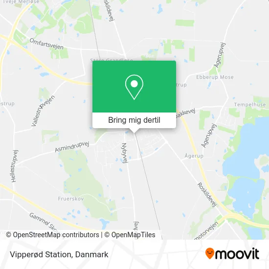 Vipperød Station kort