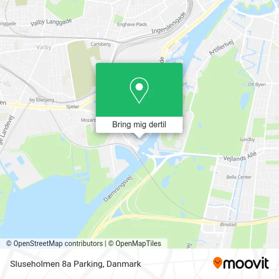 Sluseholmen 8a Parking kort