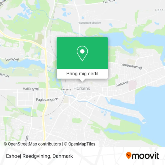 Eshoej Raedgvining kort