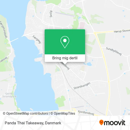 Panda Thai Takeaway kort