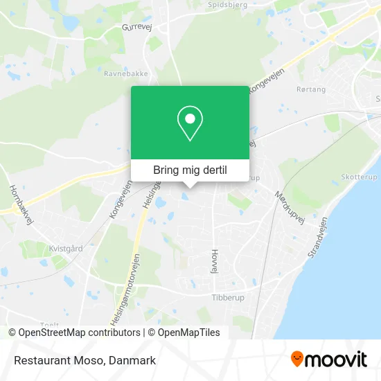 Restaurant Moso kort