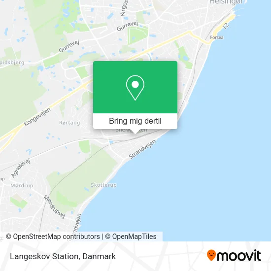 Langeskov Station kort