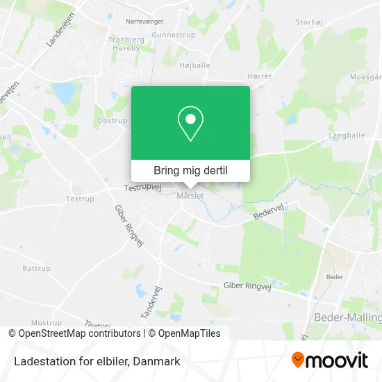 Ladestation for elbiler kort