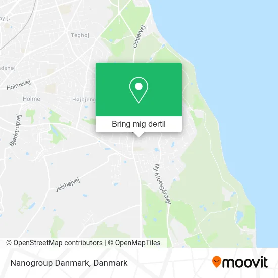 Nanogroup Danmark kort