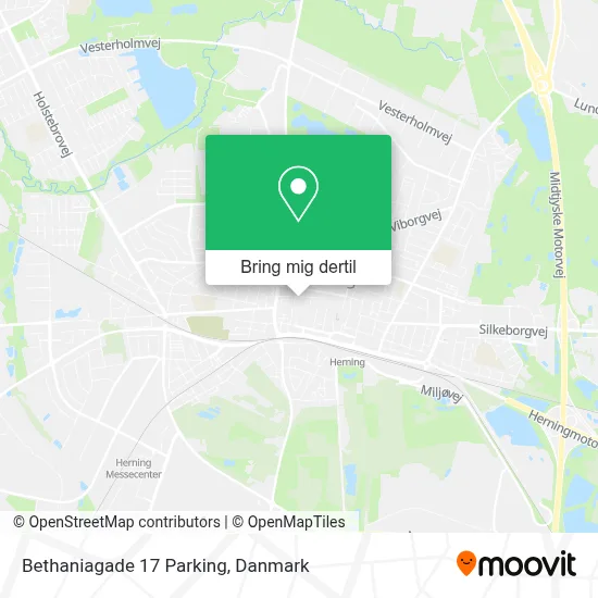 Bethaniagade 17 Parking kort