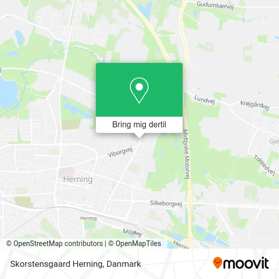 Skorstensgaard Herning kort